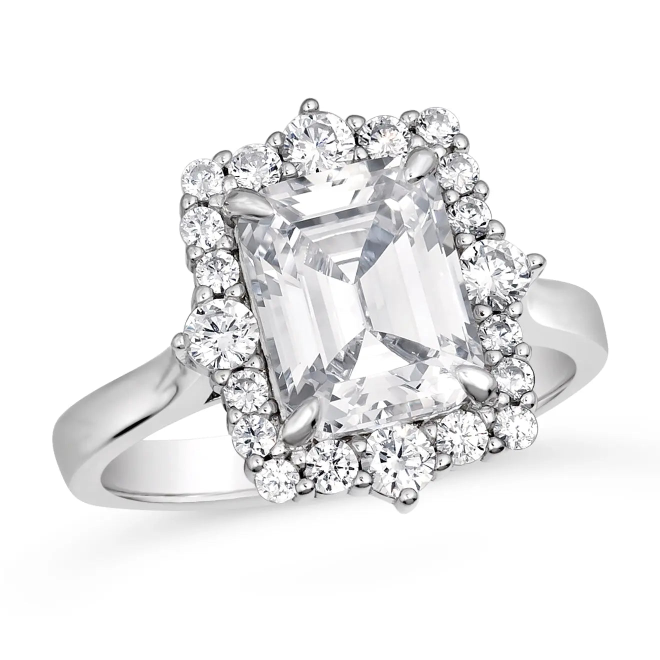 Oraia 3 Carat Emerald Cut Ring - Anna Zuckerman