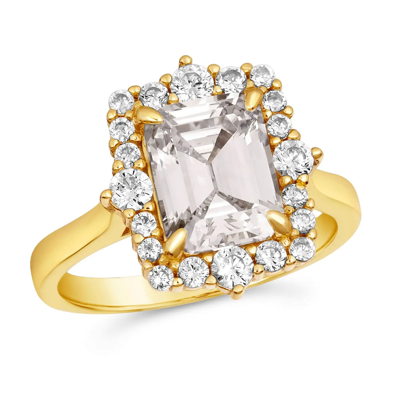 Oraia 3 Carat Emerald Cut Ring - Anna Zuckerman