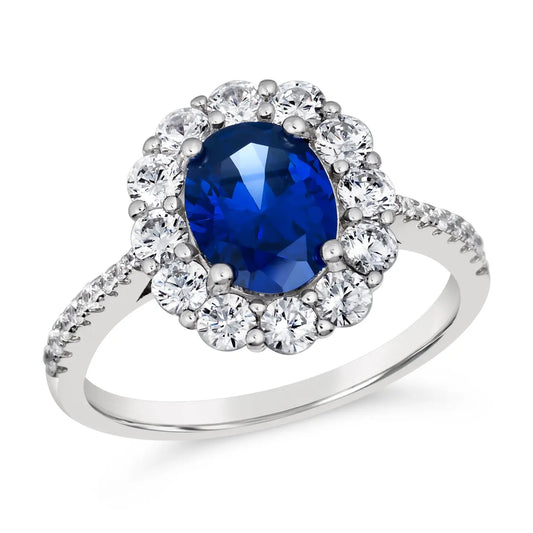 Princess of Wales Blue Sapphire Ring - Anna Zuckerman