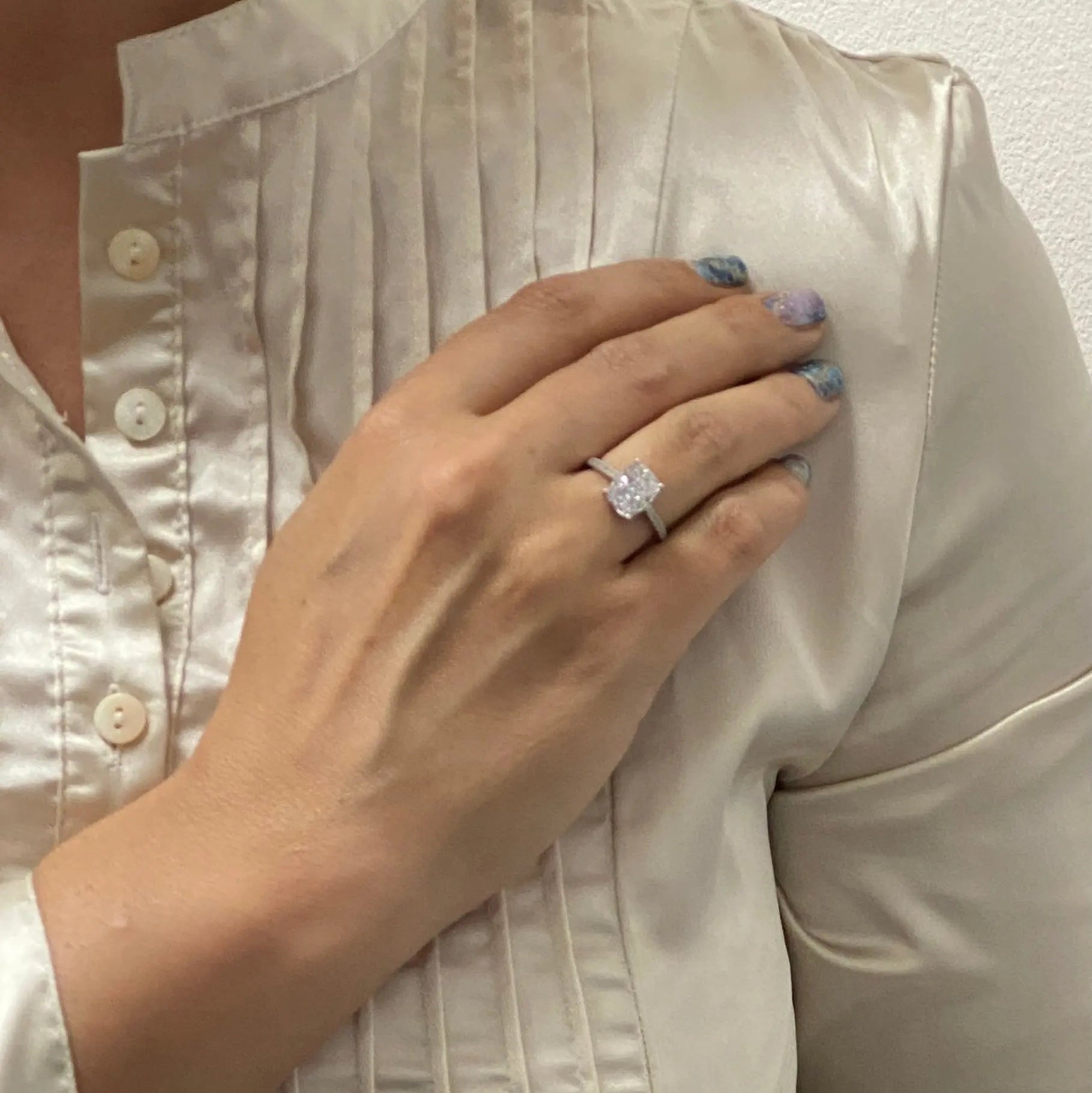 Diana 33 Diamond White 2ct Ring - Anna Zuckerman Luxury Rings