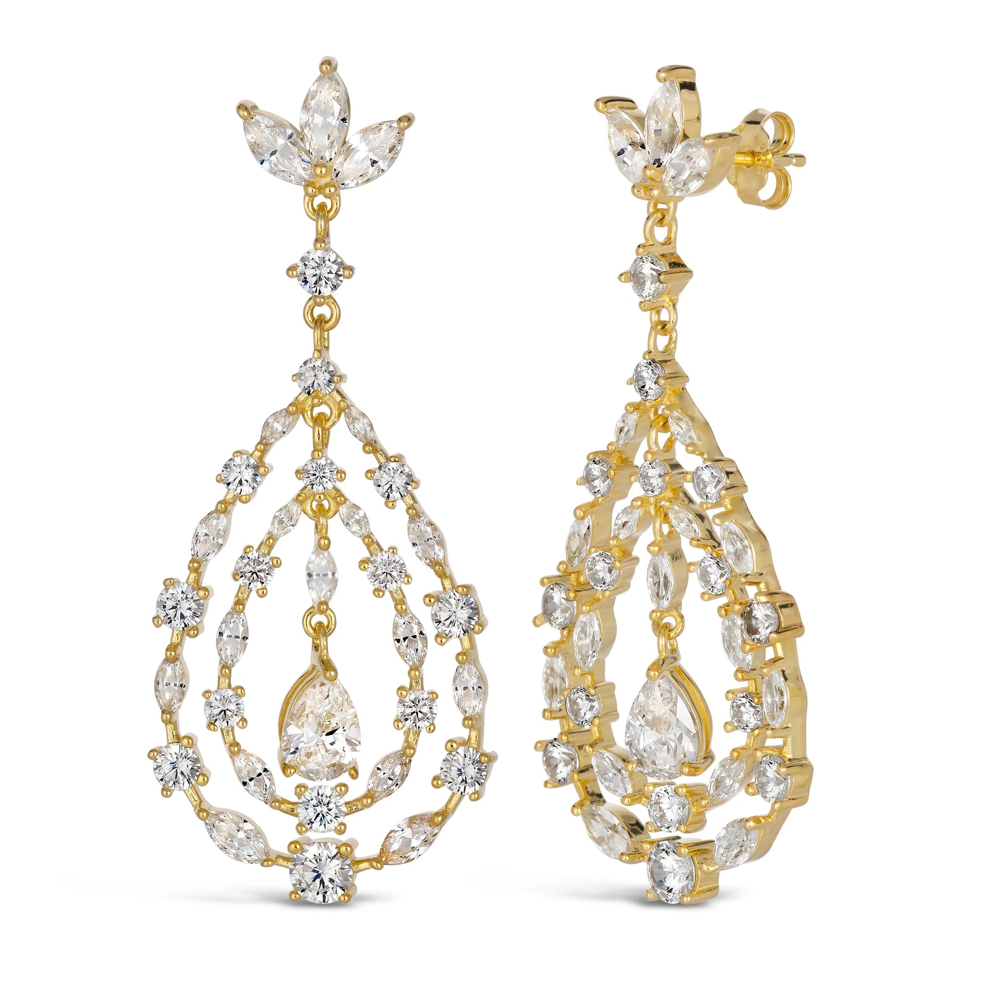 Elizabeth 07 Earrings - Anna Zuckerman Luxury Earrings