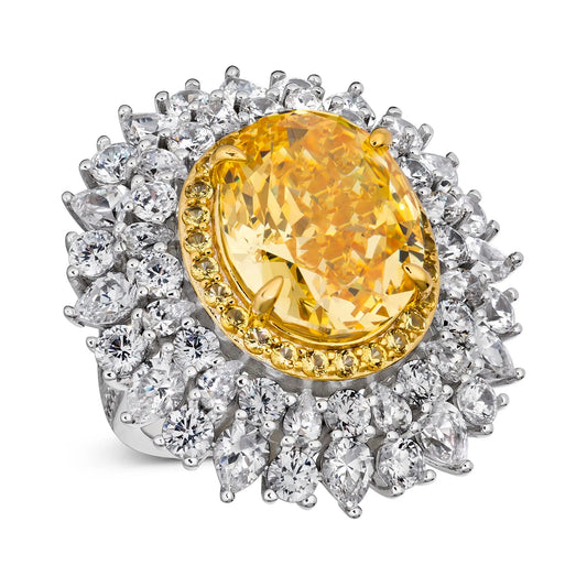 Royal 11 Ring Canary Yellow - Anna Zuckerman Luxury Rings