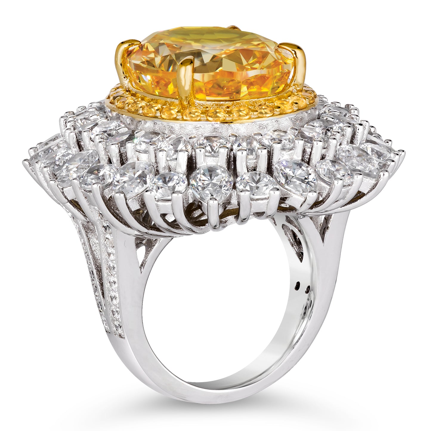 Royal 11 Ring Canary Yellow - Anna Zuckerman Luxury Rings