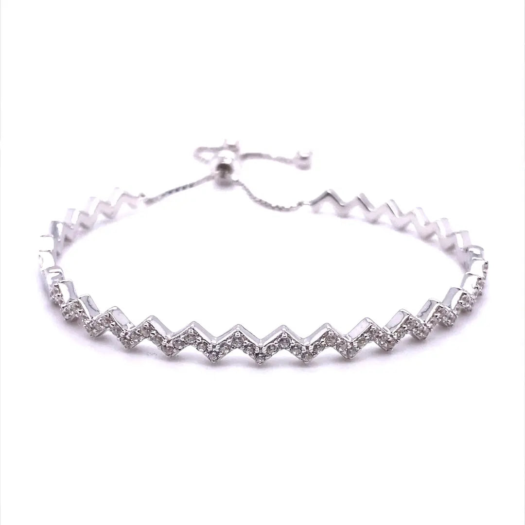 House of Zuckerman 98 Chevron Bracelet - Anna Zuckerman Luxury Bracelets