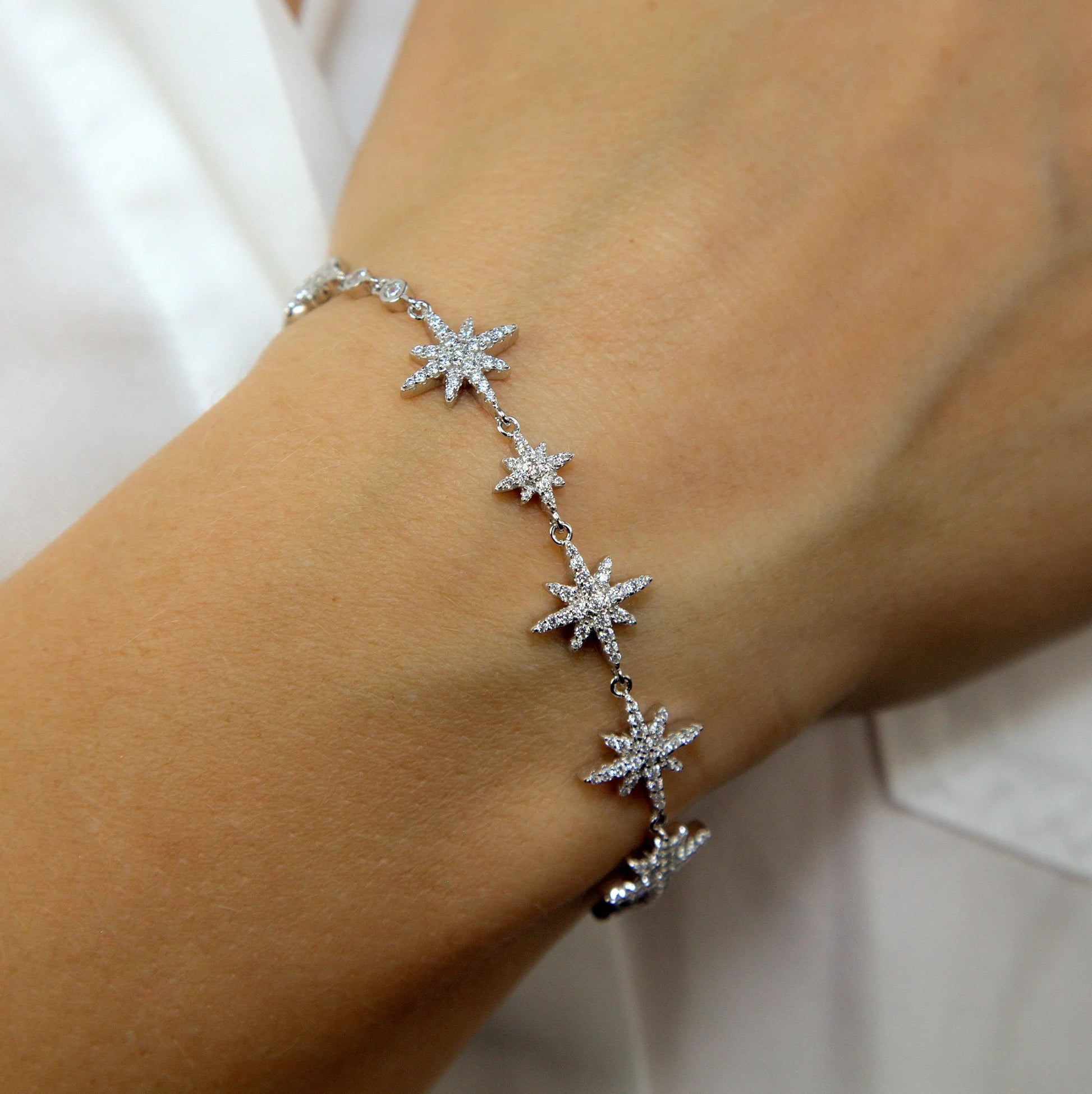 Olivia 10 Stars Bolo Bracelet - Anna Zuckerman Luxury Bracelets