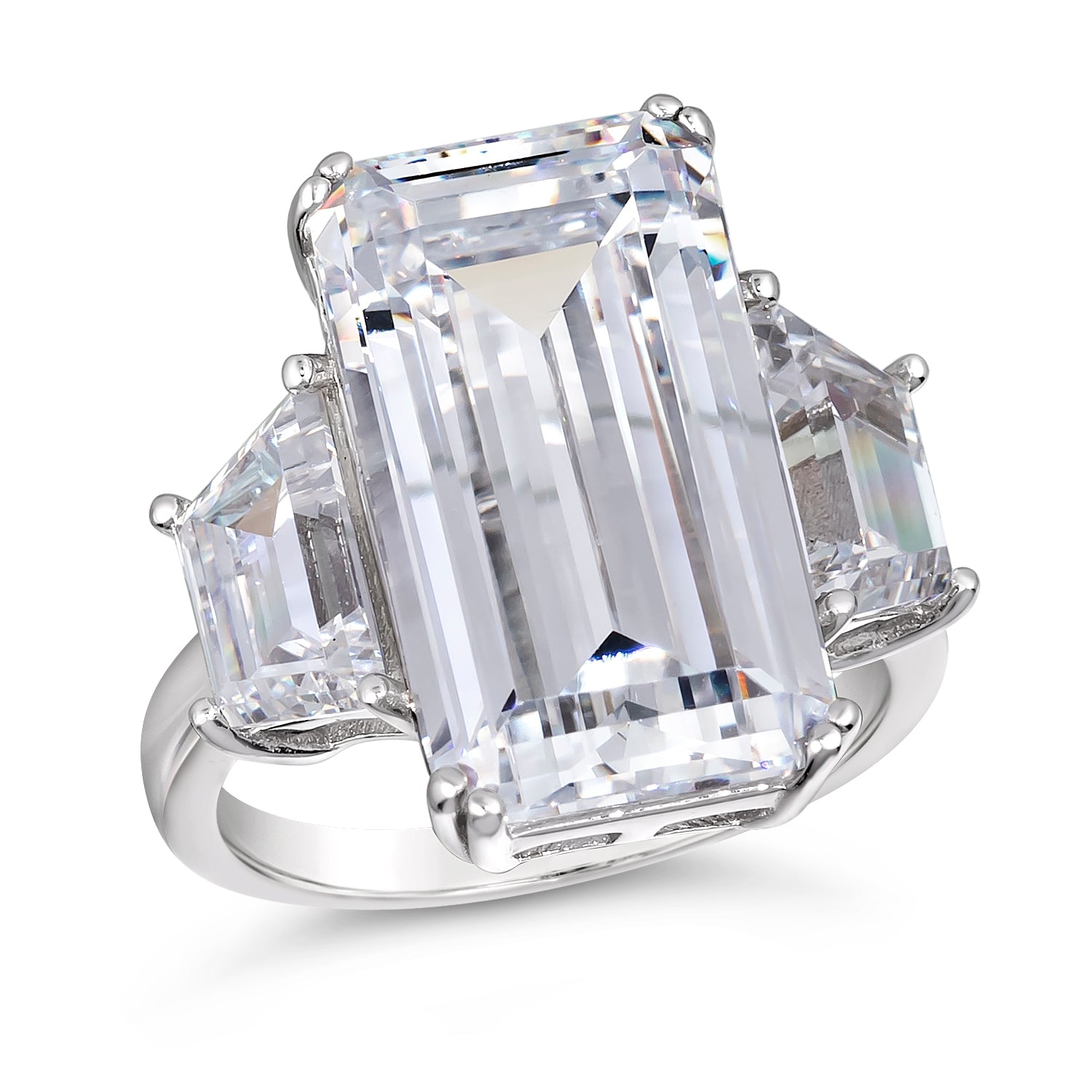 Grace 10 Diamond White Ring - Anna Zuckerman Luxury Rings